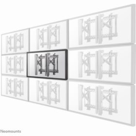 Videowall-Wandhalterung für 32"-75" Bildschirme, horizontale und vertikale Montage 70KG LED-VW2500BLACK1 Neomounts