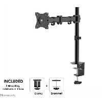 Tischhalterung für Flachbildschirme bis 27" 8KG NM-D135BLACK Neomounts