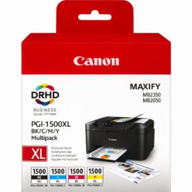 Canon Tinte PGI-1500XL 9182B004 4er Multipack (BKMCY) bis zu 1.020 Seiten gemäß ISO/IEC 24711