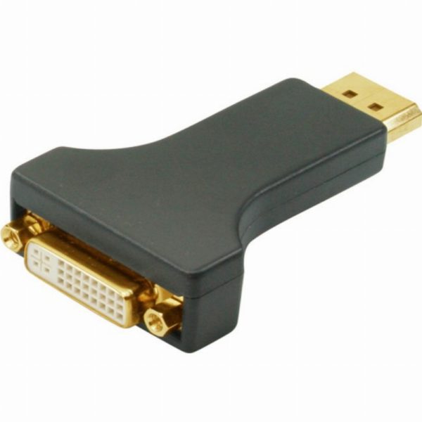 Adapter DisplayPort > DVI (ST-BU) vergoldet Black