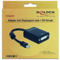 Adapter mini DisplayPort > DVI (ST-BU) DeLOCK Black