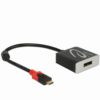 DeLock USB-C (ST-ST) 2m Anschlusskabel Schwarz