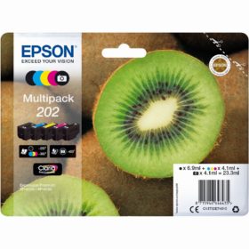 Epson Tinte 202 C13T02E74010 5er Multipack (BKMCY/Schwarz Foto) bis zu 300 Seiten