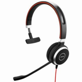 Jabra Evolve 40 UC Mono Monophon Kopfband black Headset
