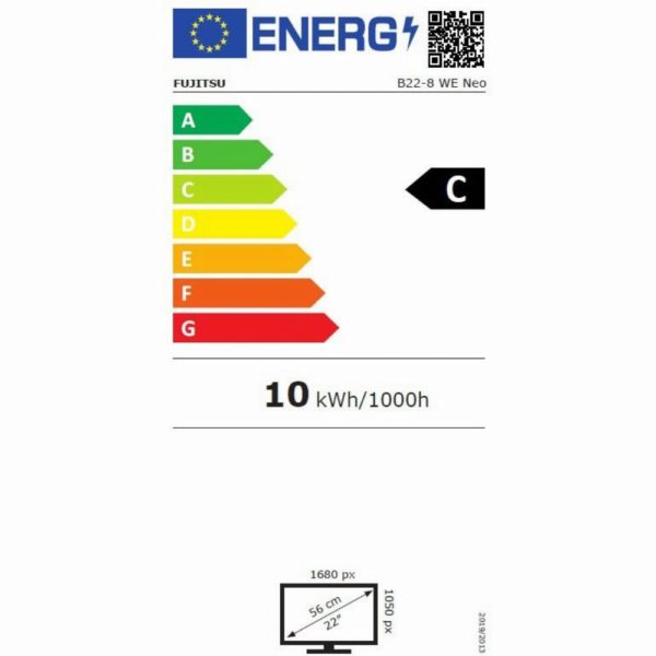 55,9cm/22" (1680x1050) Fujitsu B22-8 WE Neo EU B Line DP DVI 2xUSB VGA DVI 16:10 Grey