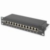 NWSZ Patchpanel 19" 24P CAT6 black geschirmt DIGITUS