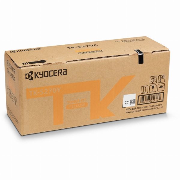 Kyocera Toner TK-5270Y Gelb bis zu 6.000 Seiten gem. ISO/IEC 19798