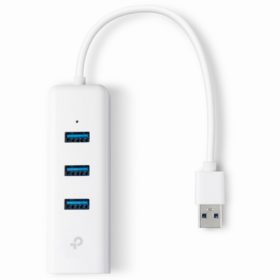 USB TP-LINK UE330 - USB 3.0 to Gigabit Ethernet Network Adapter with 3-Port USB 3.0 Hub