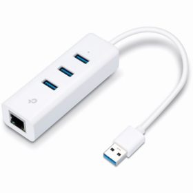 USB TP-LINK UE330 - USB 3.0 to Gigabit Ethernet Network Adapter with 3-Port USB 3.0 Hub