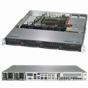 Barebone Server 1U Single 1151  4 Hot-swap 3.5"  400W Redun.  SuperServer SYS-5019C-MR