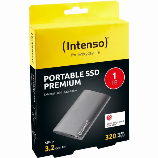 1TB Intenso Premium Portable USB 3.0 Anthrazit