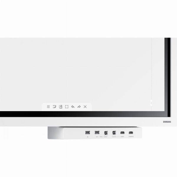 LFD 139,7cm/55'' (3840x2160) Samsung Flip 2 WM55R 16:9 8ms Touchscreen VESA USB 2xHDMI Speaker 4K Ultra HD White