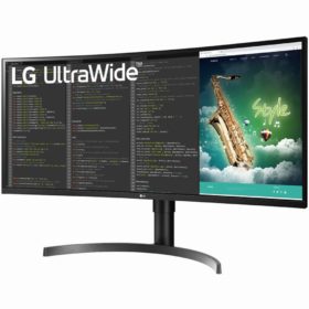 88,9cm/35'' (3440x1440) LG 35WN75C-B Curved 21:9 5ms USB-C 2xHDMI DisplayPort VESA Speaker UWQHD Black