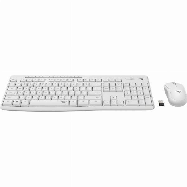 Logitech MK295 Silent wireless Combo white QWERTZ DE