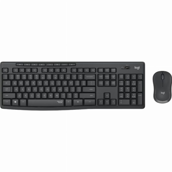 Logitech MK295 Silent wireless Combo black QWERTZ DE