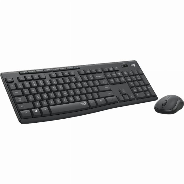 Logitech MK295 Silent wireless Combo black QWERTZ DE