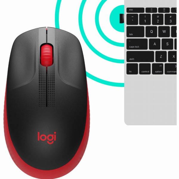 Logitech M190 optisch wireless Red