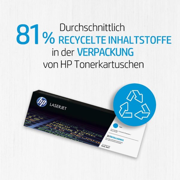 HP Toner 207A W2211A Cyan bis zu 1.250 Seiten