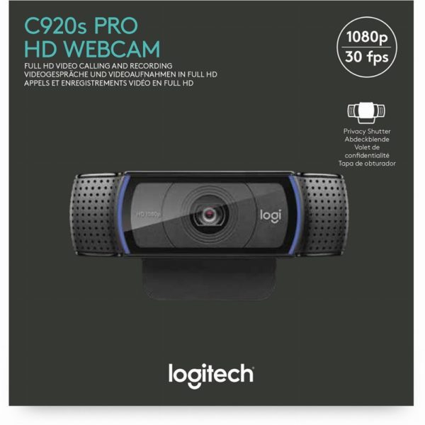 Logitech HD Pro C920S 1920x1080