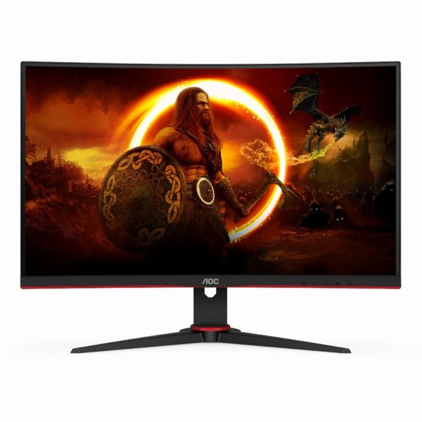 59,9cm/23,6'' (1920x1080) AOC Gaming C24G2AE/BK 16:9 1ms 165Hz VESA Speaker Full HD Red/Black