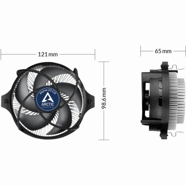 K Cooler AMD Arctic Alpine 23 CO 24/7 |AM4, AM5