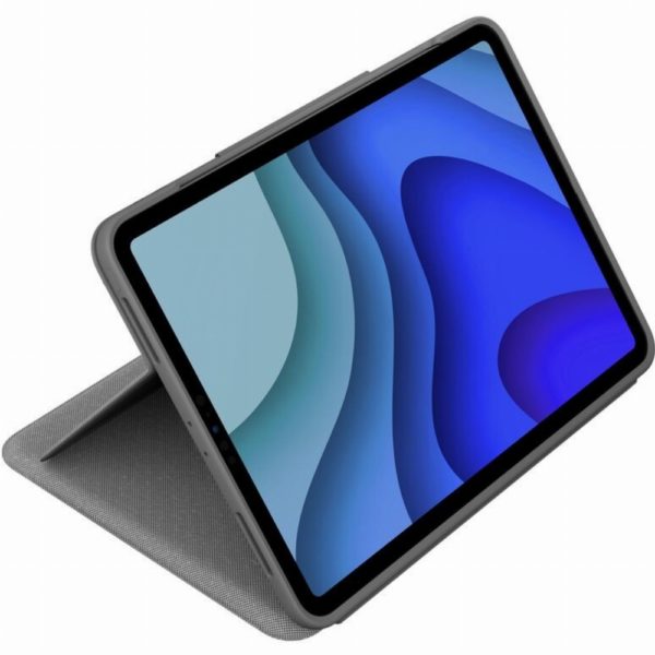 Logitech Slim Folio Bluetooth Tastatur und Schutzhülle Graphite - für Apple 11" iPad Pro (1, Generation, 2, Generation) QWERTZ DE