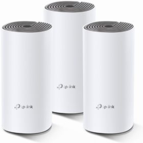 TP-LINK Deco E4 Mesh-WLAN 3-Pack (Router, 2 Extender) (AC1200)