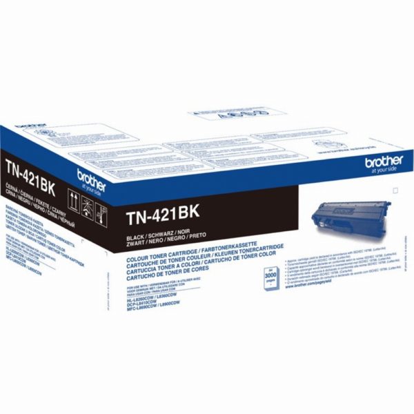 Brother Toner TN-421BK Schwarz bis 3.000 Seiten nach ISO 19798