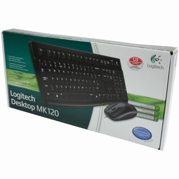 Logitech MK120 Corded Desktop QWERTY US