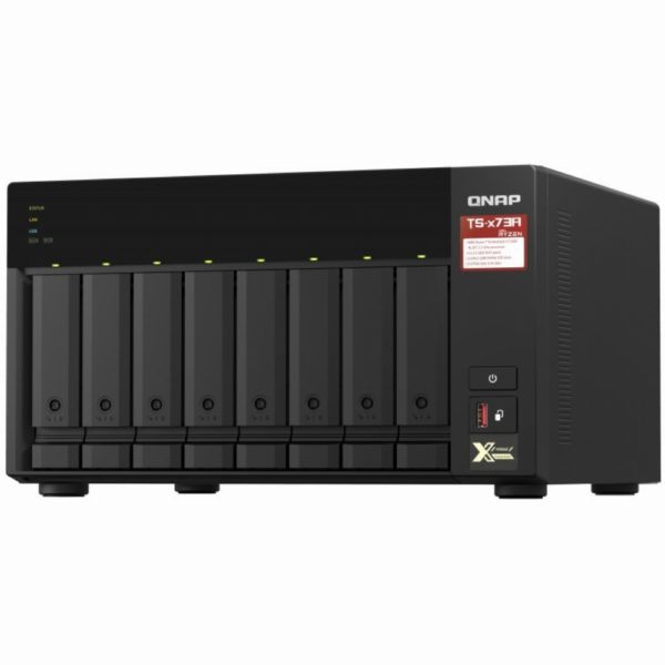 8-Bay Qnap TS-873A-8G 8 Bay NAS Enclosure - Storage Server - NAS