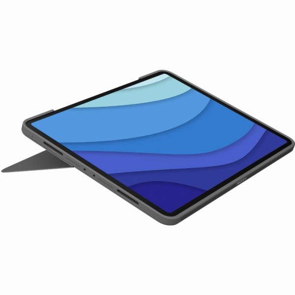 Logitech Combo Touch Tastatur Trackpad Apple iPad 12,9" (5. Gen.) Gray