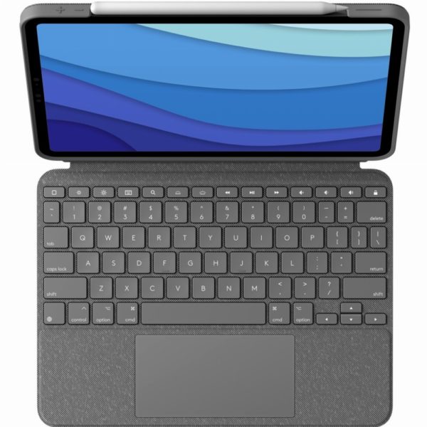 Logitech Combo Touch DE iPad Pro 11" 1.Gen. 2.Gen. 3.Gen. - Oxford Gray