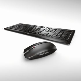 Cherry Tastatur und Maus Set STREAM Desktop RF Wireless black QWERTZ DE