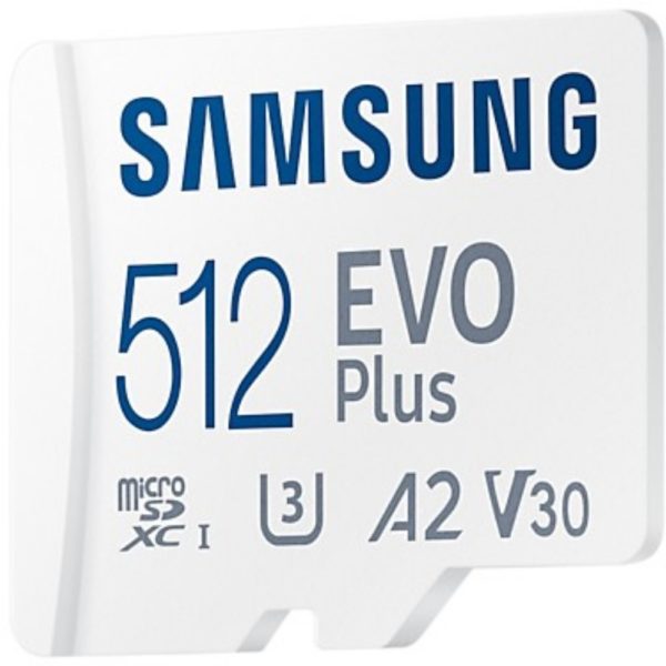 CARD 512GB Samsung EVO Plus microSDXC 130MB/s +Adapter