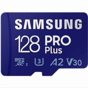 128GB Samsung PRO Plus MicroSDXC 160MB/s +Adapter