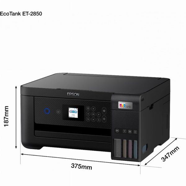 T Epson EcoTank ET-2850 Tintenstrahldrucker 3in1/A4/WLAN/WiFi/Duplex