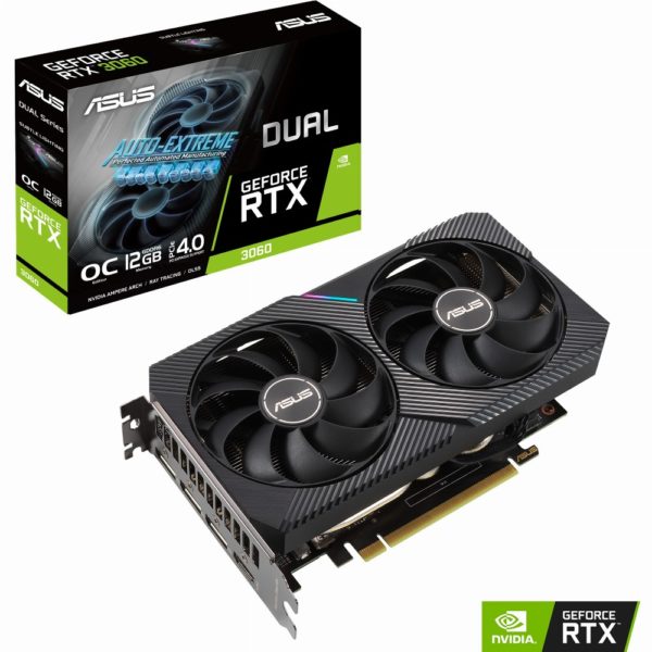 RTX 3060 12GB ASUS Dual OC V2 LHR GDDR6 DUAL-RTX3060-O12G-V2