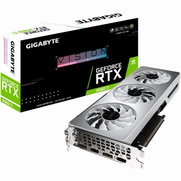 RTX 3060 Ti 8GB Gigabyte Vision OC 2.0 LHR GDDR6 3Fan