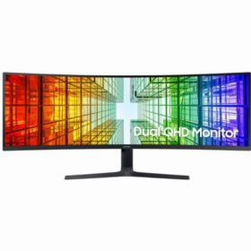 124cm/49'' (5120x1440) Samsung S49A950UIU Curved 32:9 4ms 120Hz 2xHDMI DisplayPort USB-C VESA Speaker Dual Quad HD Black