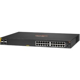 24+4P HP Enterprise Aruba 6100 24G POE+ (370W) 4SFP+ Switch RM M