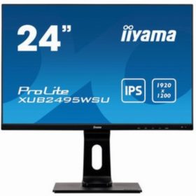 61,2cm/24,1" Iiyama ProLite XUB2495WSU-B3 1920 x 1200 Pixel WUXGA 5 ms VGA USB HDMI DP 16:10 Black