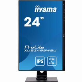 61,2cm/24,1" Iiyama ProLite XUB2495WSU-B3 1920 x 1200 Pixel WUXGA 5 ms VGA USB HDMI DP 16:10 Black