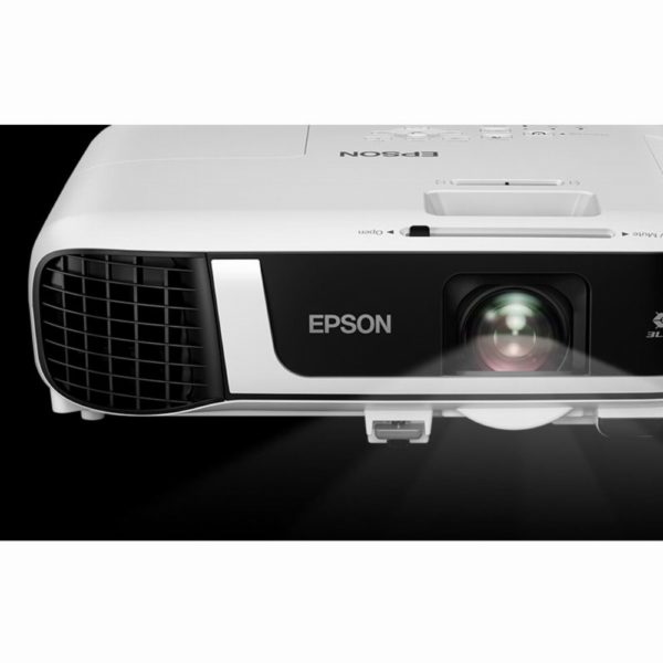 (1920x1080) Epson EB-FH52 4000-Lumen 16:9 VGA 2xHDMI USB composite Video WLAN Speaker Full HD White