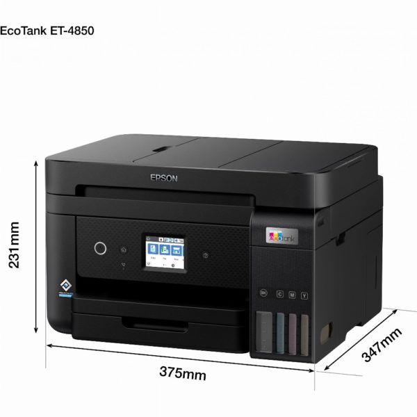 T Epson EcoTank ET-4850 Tintenstrahldrucker 4in1/A4/LAN/WiFi/ADF/Duplex