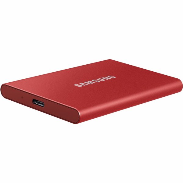 2TB Samsung Portable T7 USB 3.2 Gen2 Red retail