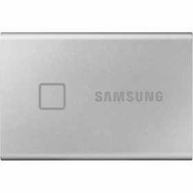 500GB Samsung Portable T7 Touch USB 3.2 Gen2 Silver retail