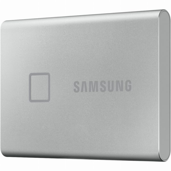 500GB Samsung Portable T7 Touch USB 3.2 Gen2 Silver retail