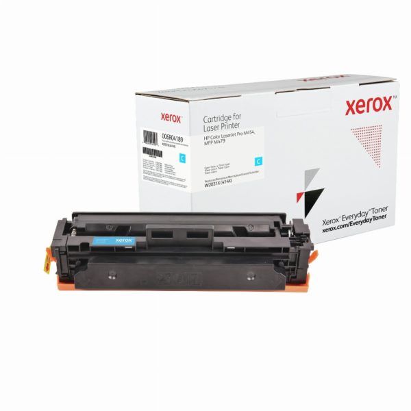 TON Xerox Everyday Toner 006R04189 Cyan alternativ zu HP Toner 414X W2031X Hohe Kapazität