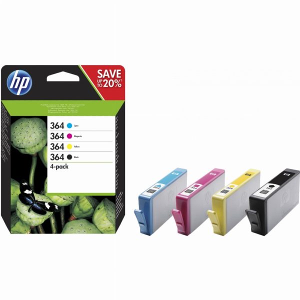 HP Tinte 364 N9J73AE Multipack (BK/C/M/Y)