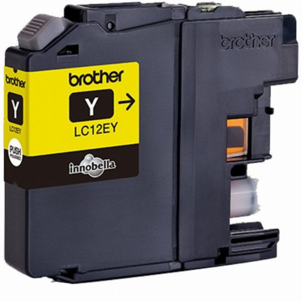 TIN Brother Tinte LC-125XLY Gelb bis zu 1.200 Seiten nach ISO/IEC 24711